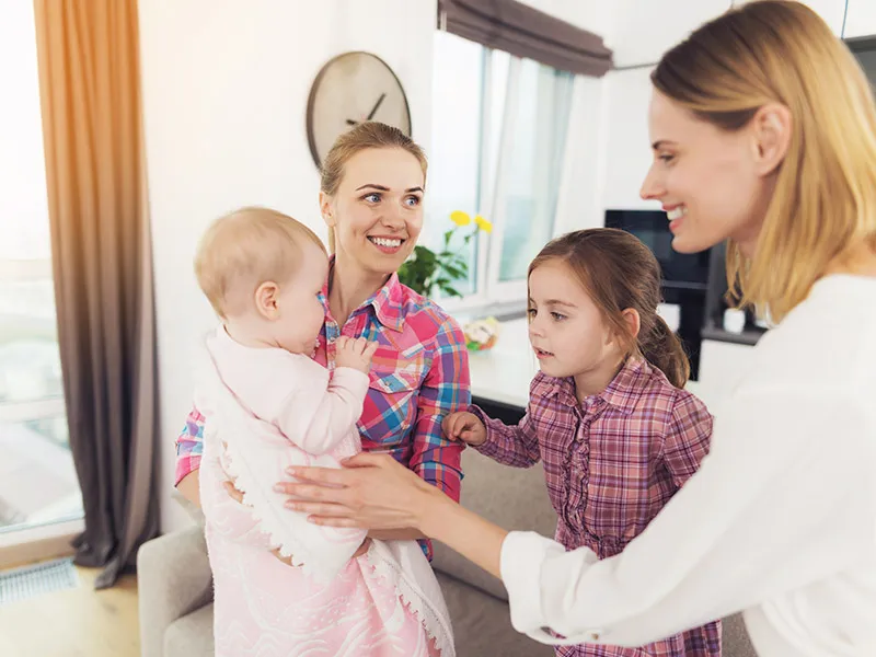 Show appreciation for the babysitter's dedication and care for your child