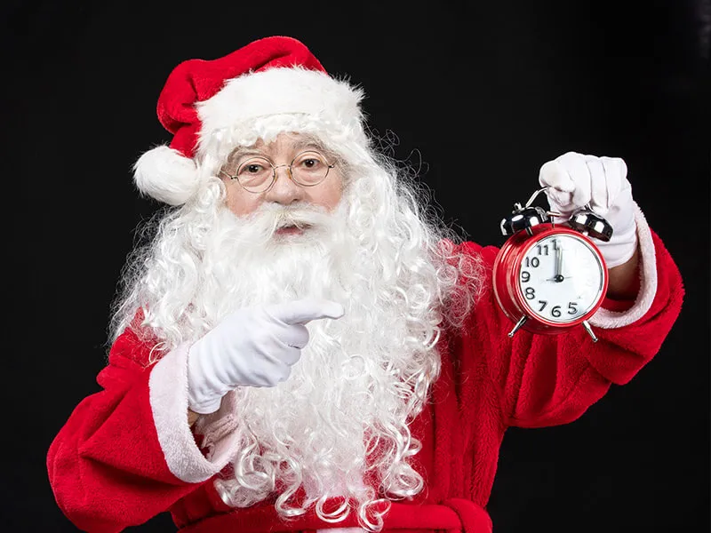 A Santa’s beard countdown