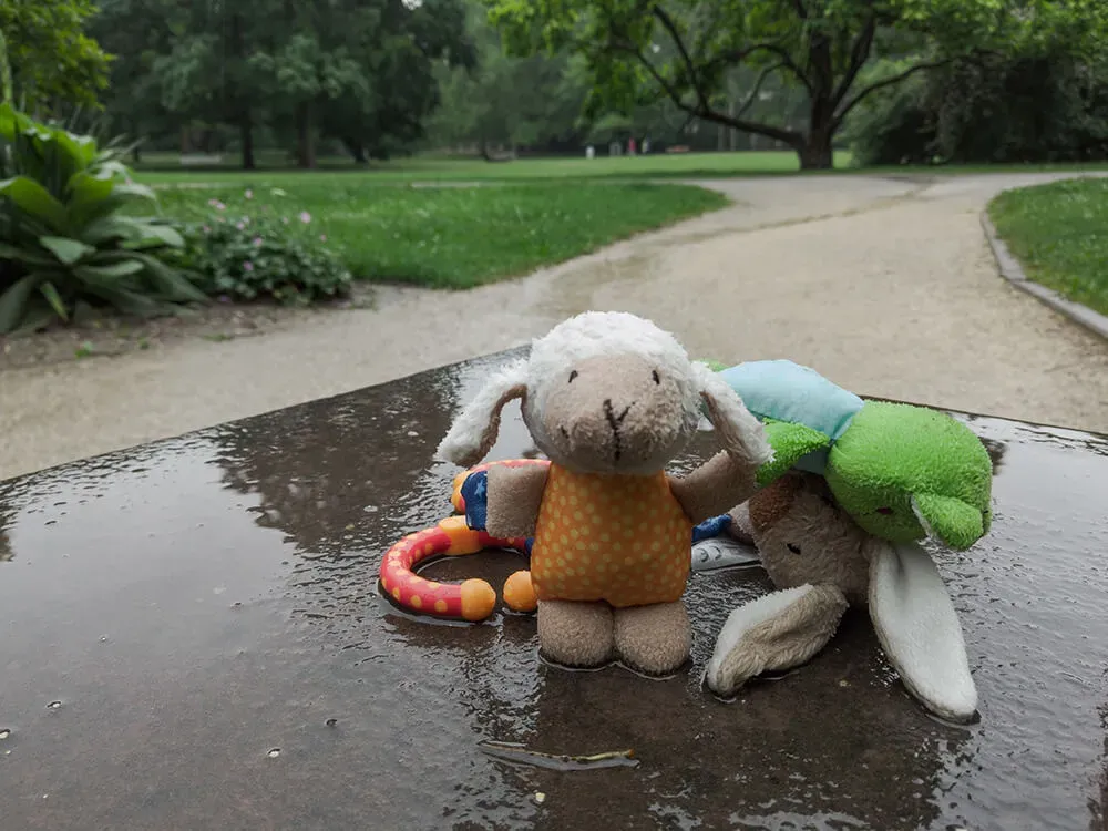 Preschooler working on a rescue mission activity