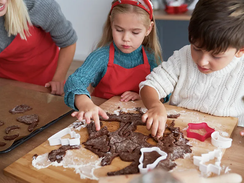 One popular food activity is decorating cookies or cupcakes