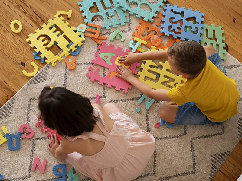 Cognitive development activities such as games and puzzles