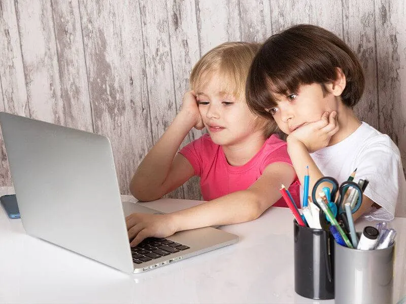 Children are increasingly using the internet
