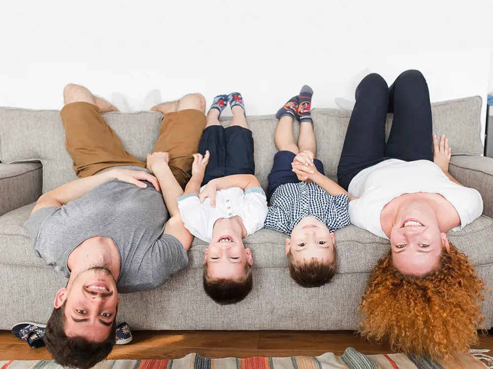 Children pick up on their parents' calm energy and feel more secure knowing what to expect.