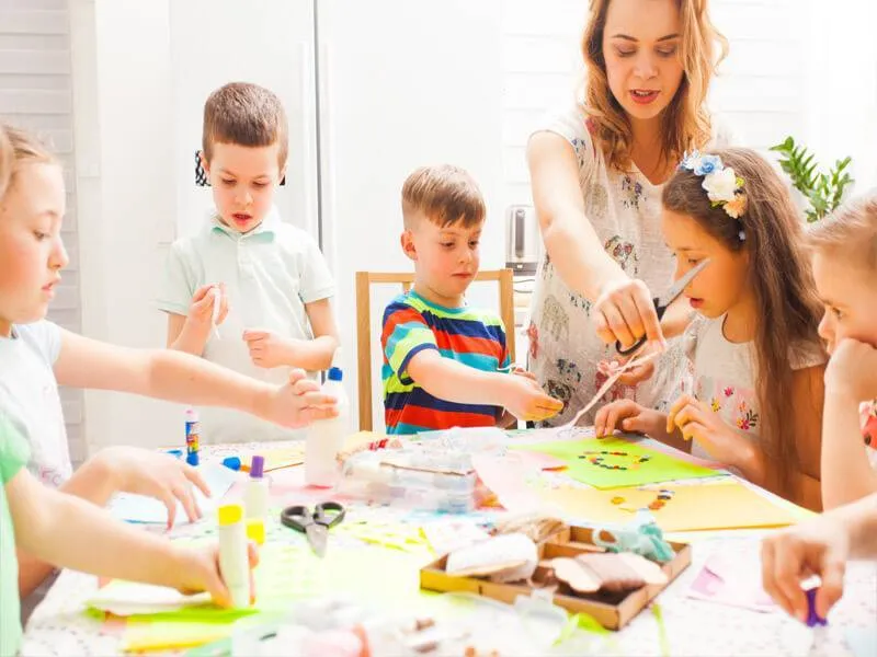 Programs and activities offered at the baby daycare