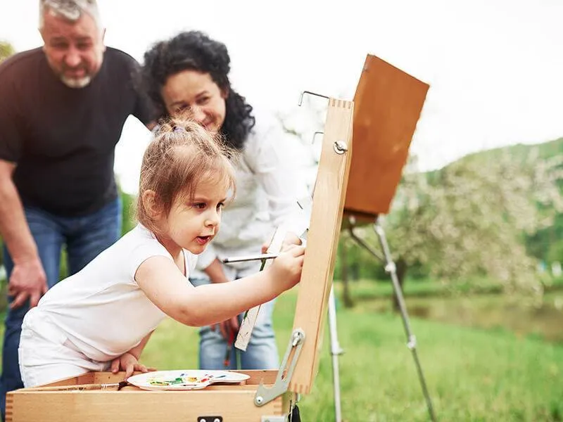 Children can develop their sense of self worth and self assurance