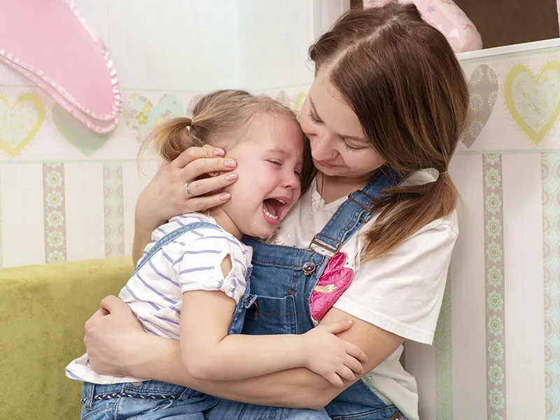 Some children may experience separation anxiety when left with a new caregiver