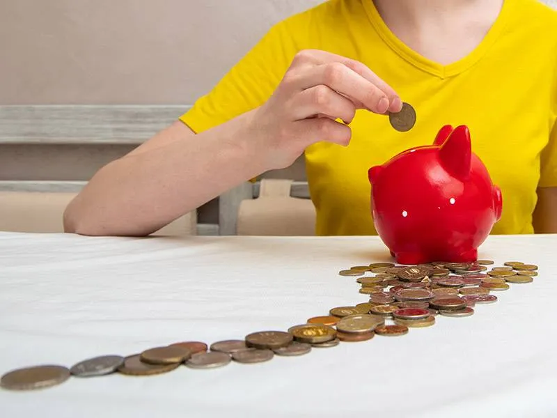 Family reviewing child care fee subsidies and financial assistance options