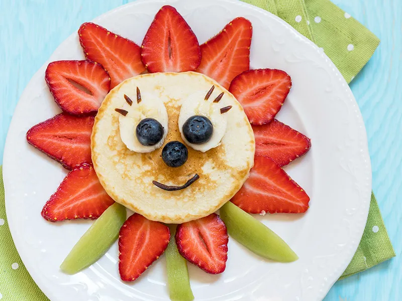 fruit and vegetable carving or arranging can be a fun and creative food activity