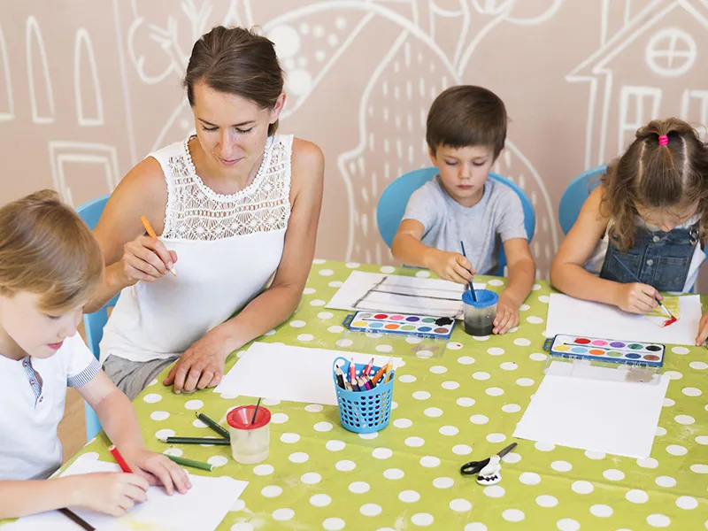 Daycare centers may be located in a variety of settings